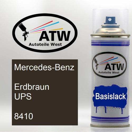 Mercedes-Benz, Erdbraun UPS, 8410: 400ml Sprühdose, von ATW Autoteile West.